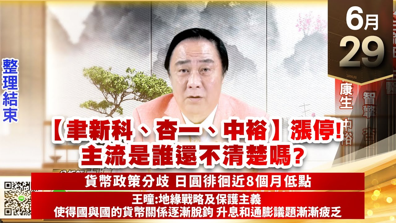 【王者至尊】王曈 0629《【聿新科、杏一、中裕】漲停!主流是誰還不清楚嗎?》主流在生醫,科妍佳醫智擎杏一、成業醫和康生中裕|【光學王+元宇宙 ...