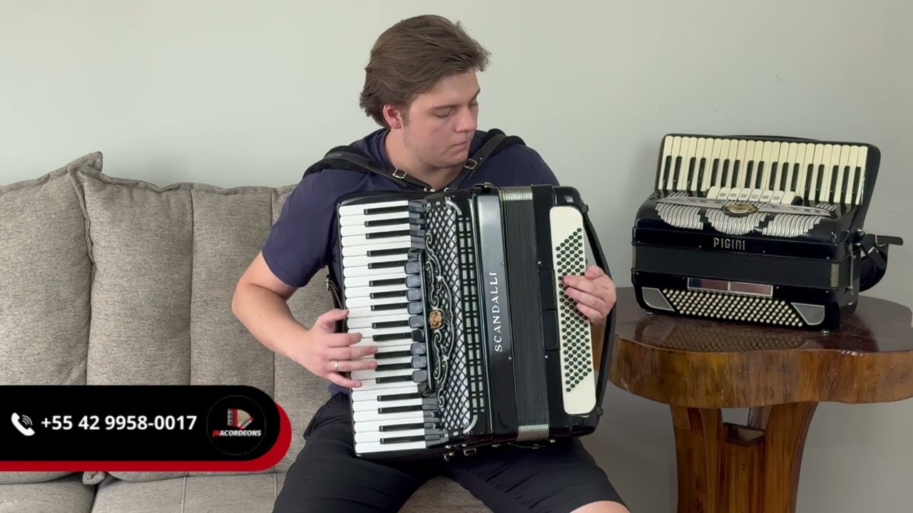 Acordeon Scandalli Silvana – Som italiano de alto nível