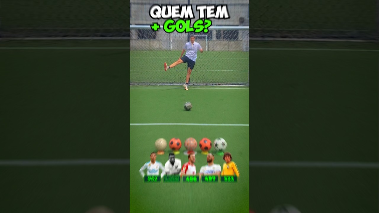 ⚽️ QUEM CONSEGUE MAIS GOLS? #shorts #futebol #futcerto