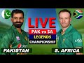 Pakistan Champions vs South Africa Champions Live - Match 9 | PAK vs SA Live | Scores & Commentary