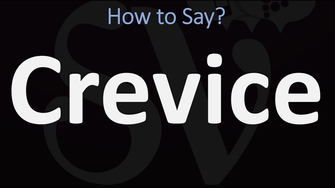 How to Pronounce Crevice? (CORRECTLY)