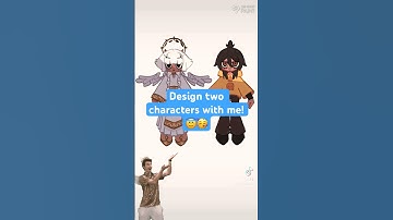 How I designed my characters! #speedpaint