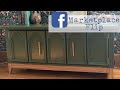 Furniture Makeover | Facebook Marketplace Flip | Trash to Treasure | DIY custom base | Part 2