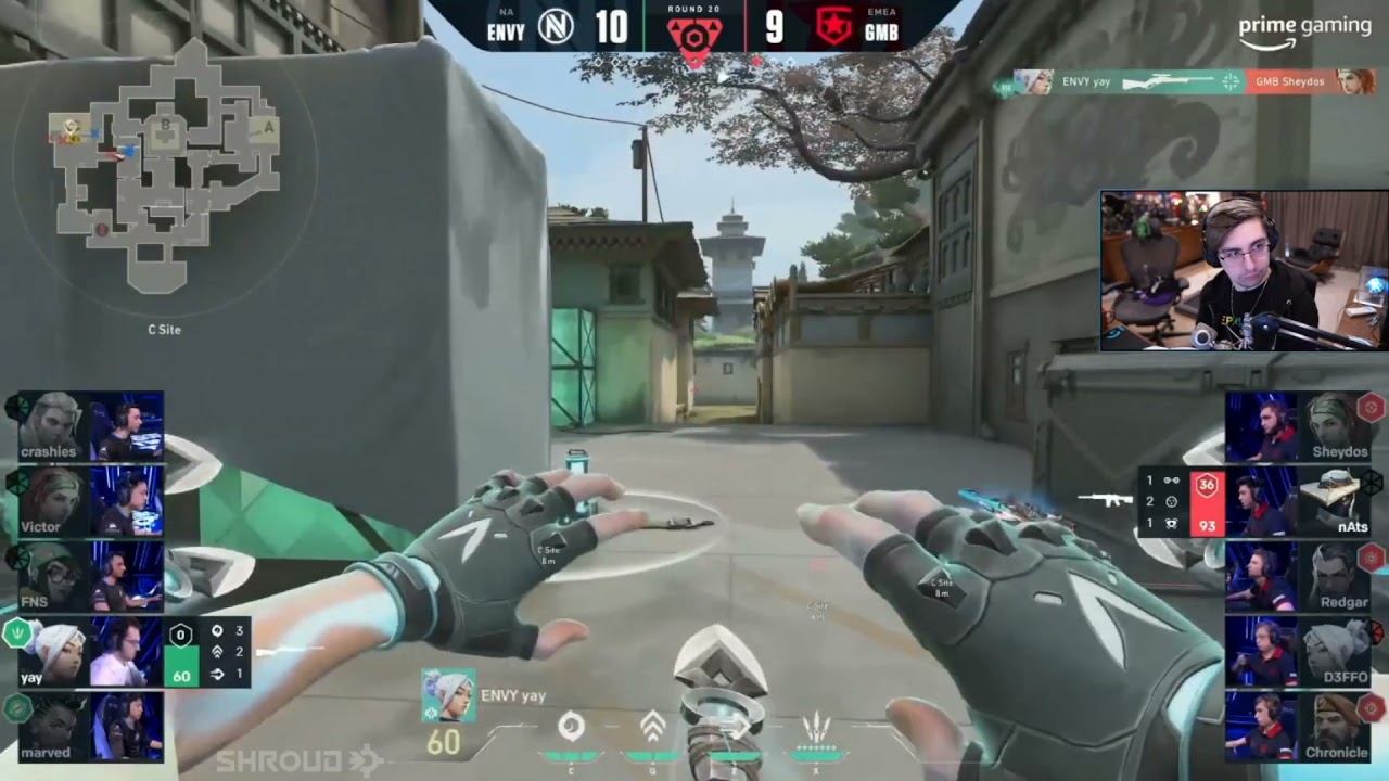 Shroud Reacts to Envy YAY's 1v4 Marshall Clutch in VCT Masters Berlin