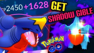 How to catch Shadow Gible Pokemon GO // 1500 Combat Power VS. Giovanni sweep