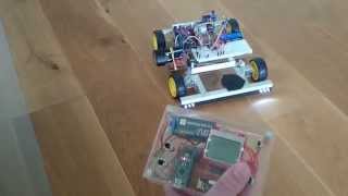 Homemade Arduino robot car with remote control