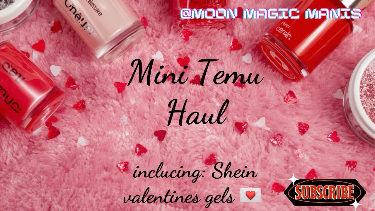 🖤💋 Mini Temu haul 💋🖤 come watch a lazy morning haul with me 😂 #temu #temuhaul #haul #fyp #nails #oop