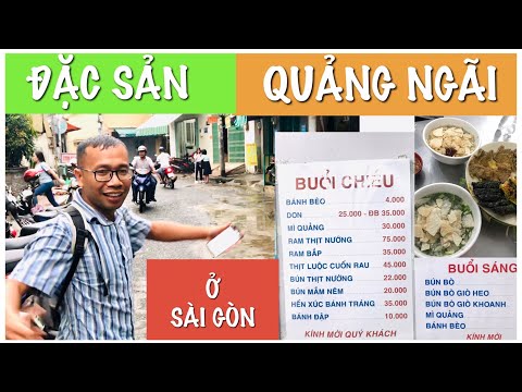 Đặc Sản Quảng Ngãi Ở Sài Gòn ( Món Don )