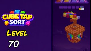 Cube Tap Sort Level 70 Walkthrough
