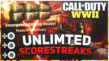 COD WW2 - *NEW* SCORE STREAK TRAINING GLITCH AFTER PATCH FOR PS4 (COD WW2 GLITCHES)