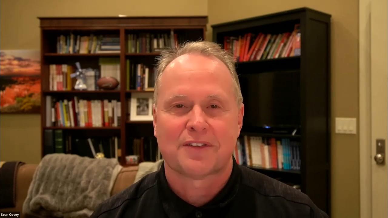Sean Covey's Message for Leader Valley and Tom Penaluna YouTube