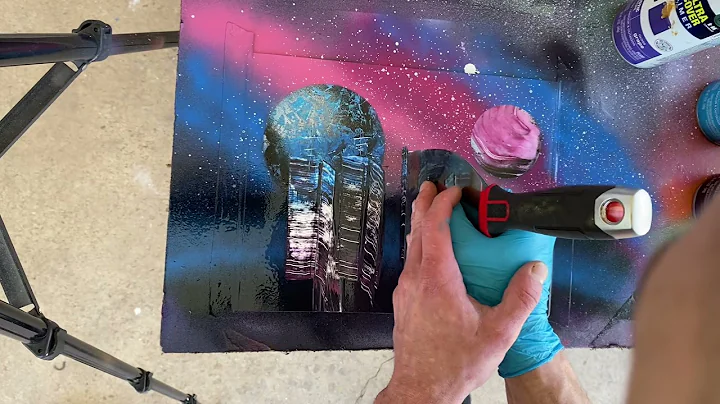 Spray paint art, learning how to do a city