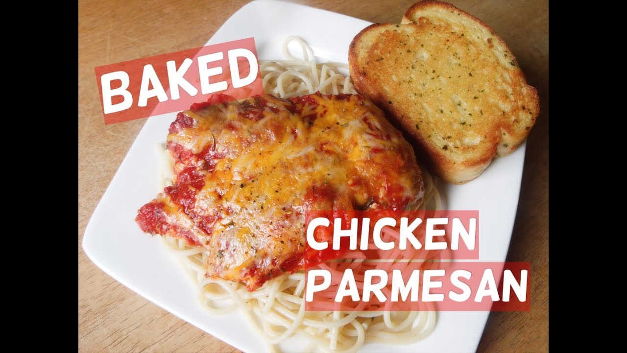 Healthier Baked Chicken Parmesan! | Quick Easy Dinner Recipe - YouTube