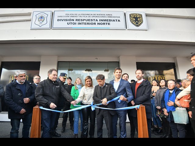 Inauguración de Base UTOI y firma convenios en San Nicolás