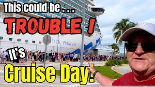 EMBARKATION DAY CHAOS! It's cruise Day on Majestic Princess