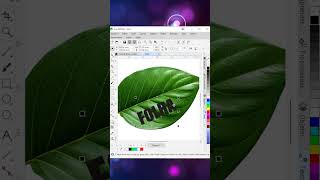 Manipulao De Imagem   Efeito Em Folha De vore No Corel Draw