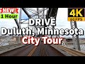 Drive Duluth, Minnesota | Entire City Tour Drive | 4K Drive