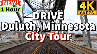 Drive Duluth, Minnesota | Entire City Tour Drive | 4K Drive