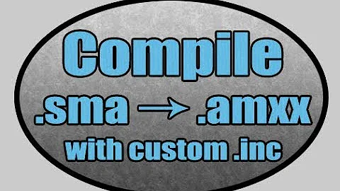 Compile .sma to .amxx with custom includes