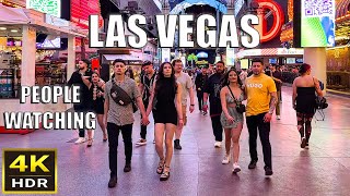 Las Vegas People Watching | Fremont Street Friday Night | April 2024 | Episode 5