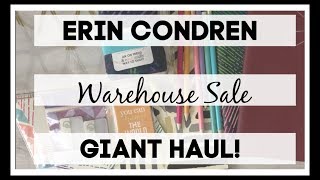 Erin Condren Warehouse Sale Haul - So Many Goodies!