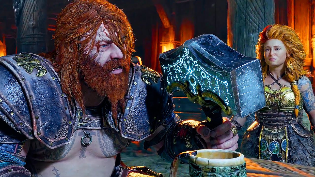 SBT Games on X: Design de Thor em God of War: Ragnarok gera repercussão  Aparência do Deus do Trovão repercutiu nas redes sociais por ser fora do  padrão esperado pelos jogadores ➡