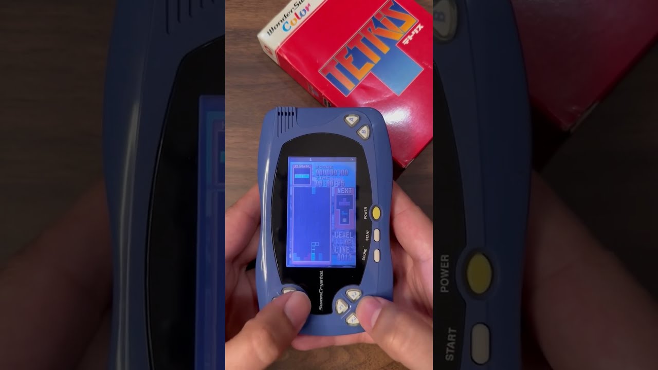 WonderSwan Tetris = The BEST Portable Tetris! #Tetris