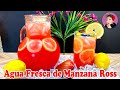 Refrescante Agua Fresca de Manzana Ross | Receta Fácil y Rápida | Gloria en la Cocina
