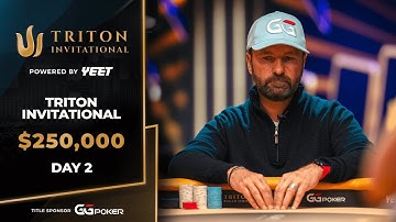 🔴 $250K NLH Triton Invitational – Event #5, Day 2 | Triton Poker Series X WSOP Paradise 2025