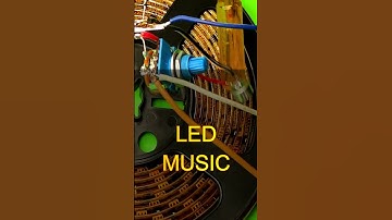 ✅amazing How to MAKE a music reactive LED strip with 2 components#shorts