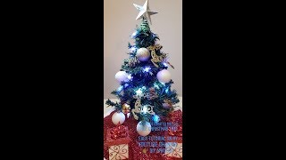 Dollar Tree Mini Christmas Tree 2018 DIY