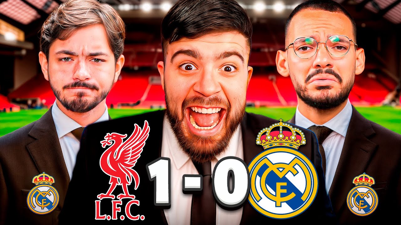 ¡REAL MADRID PIERDE 1-0 FRENTE AL LIVERPOOL EN CHAMPIONS! ¿BAÑO DE HUMILDAD? DEBATE CON MADRIDISTAS.