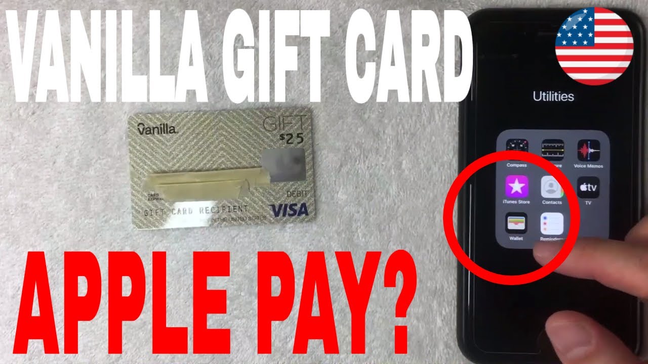 Can You Use Vanilla Visa Debit Gift Card On Apple Pay Wallet Youtube