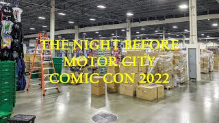 Motor Comic Con 2022 Live Setup Night