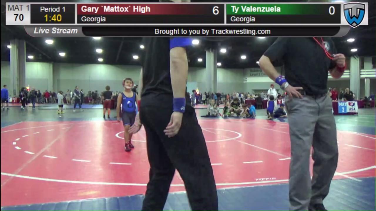 6044 Bantam 70 Gary Mattox High Georgia vs Ty Valenzuela Georgia 3617212104