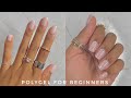 BEST POLYGEL NAIL TUTORIAL FOR BEGINNERS | SIMPLE, QUICK, AND LONG LASTING!