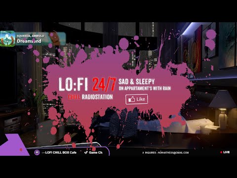 🔴LoFi hip hop radio - sad & sleepy beats🎧24/7