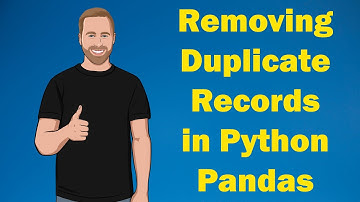Removing Duplicate Records in Python Pandas