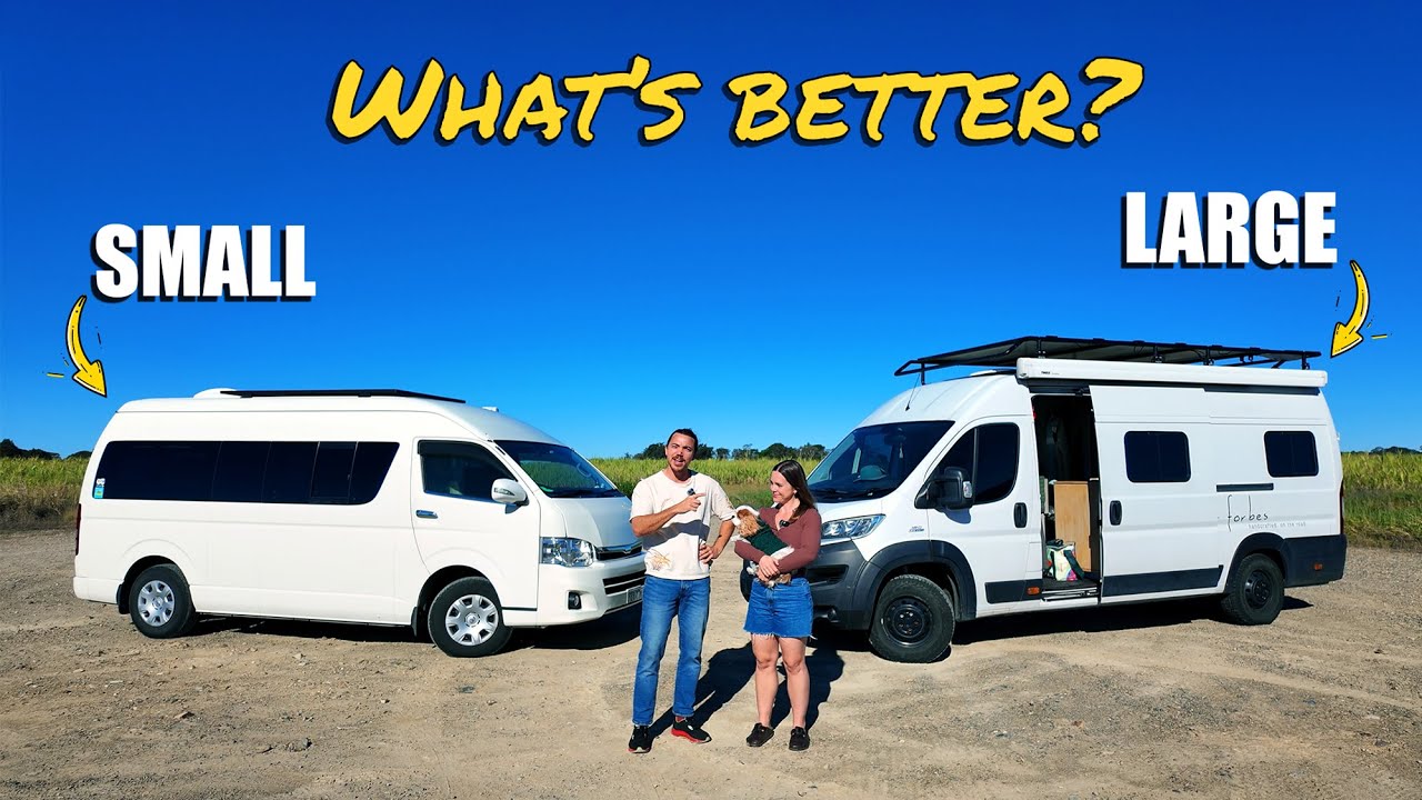 Small Van OR Big Van? | Vanlife Comparison & Full Tour