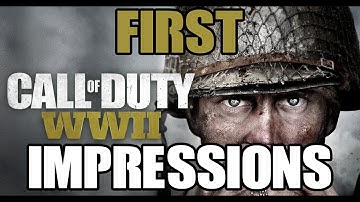 Call of Duty WW2 Thoughts, Impressions, Divisions, Create A Class