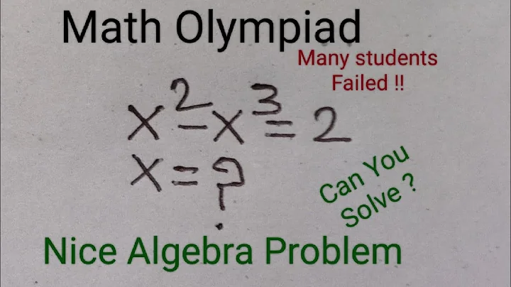 Japanese//Can You Solve This ?//A Very Nice Math Olympiad Algebra Problem.