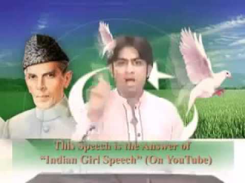 YouTube Pakistan s Answer to Indian Girl s Speech By Hafiz Usman