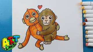 How to Draw Punch the Monkey