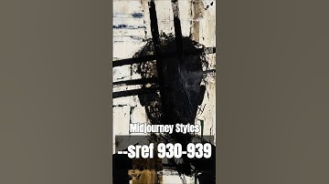 MidJourney Style Reference Codes (sref) 930-939: Unlock 10 Unique AI Art Styles #Midjourney #sref