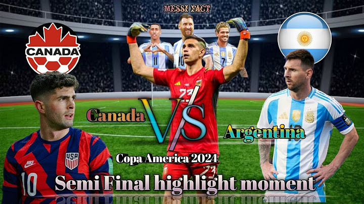 Argentina vs Canada Match Best Moment | Copa America 2024