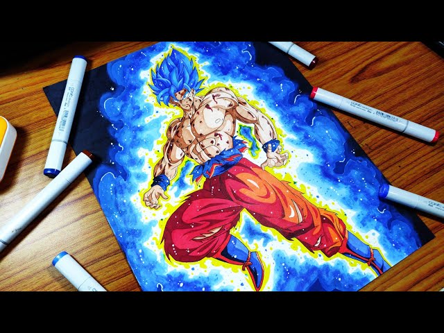 Pixilart - (What-If) Son Goku (Super Saiyan Blue Evolution) by Rezok