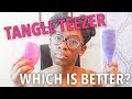 Which Tangle Teezer is Better for 4c Natural Hair | The Original vs. Brush