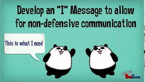 The Power of "I": Using "I" Messages