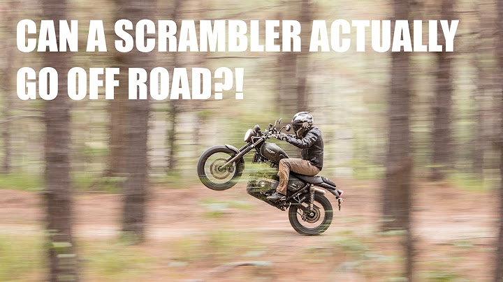 Can A Triumph Scrambler Actually Go Off Road?!