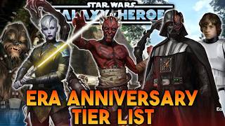 EVERY Anniversary Era Unit in SWGOH RANKED! Secret GL Slayers